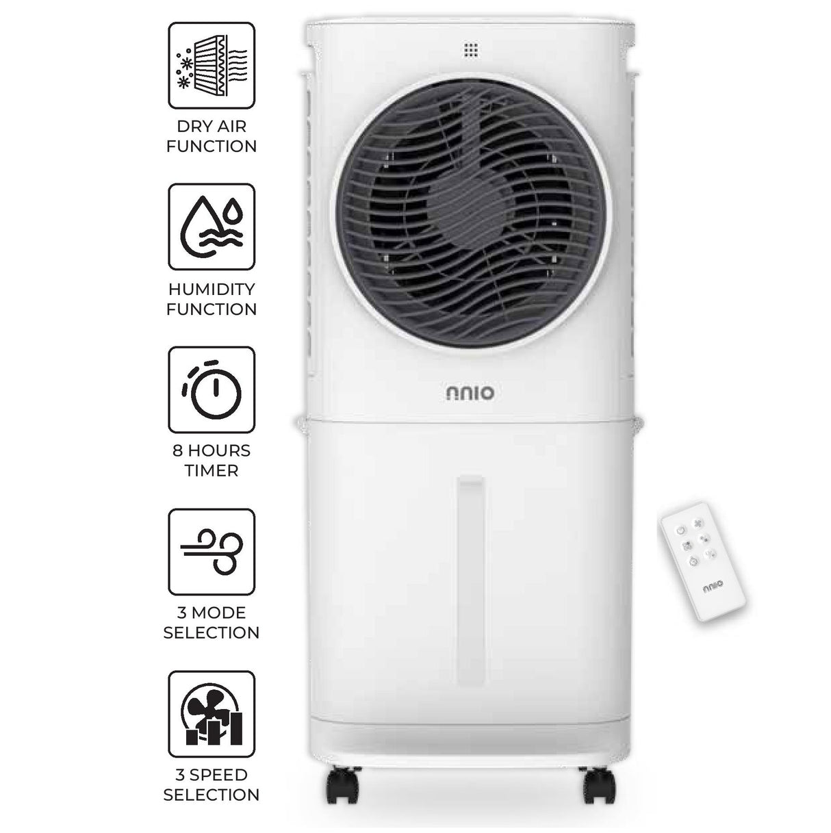 NNIO N1030ACR Air Cooler with Remote Control 10L
