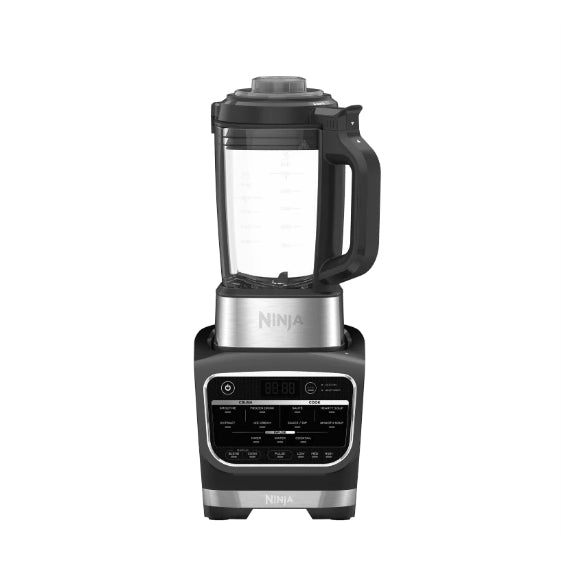 Ninja HB150 Foodi Blender & Soup Maker, 10 Auto-iQ Programs, 1.7L Glass Jug, Hot & Cold Blender, Cleaning Program 1000W