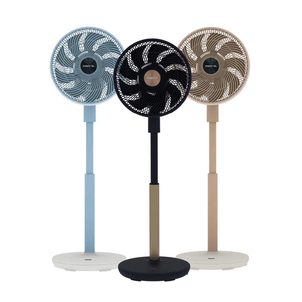 Mistral MHV9812DRW DC High Velocity Stand Fan with WIFI & Remote 12 Inch