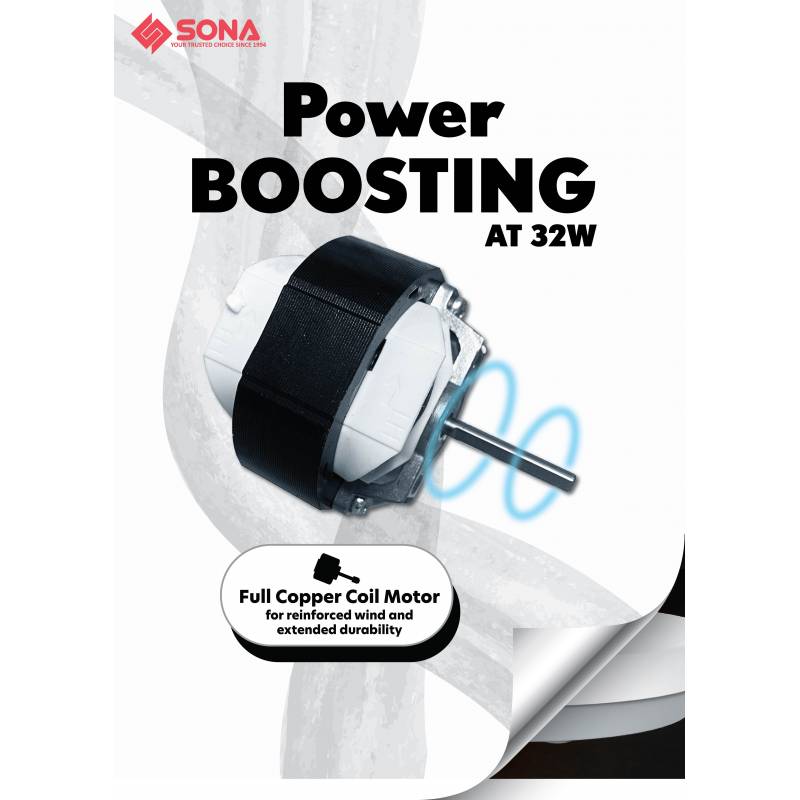 Sona STC 1326 High Velocity Fan 6 Inch