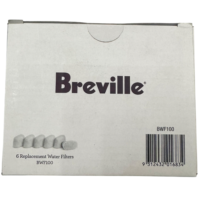 Breville BWF100 Replacement Water Filter, Box of 6
