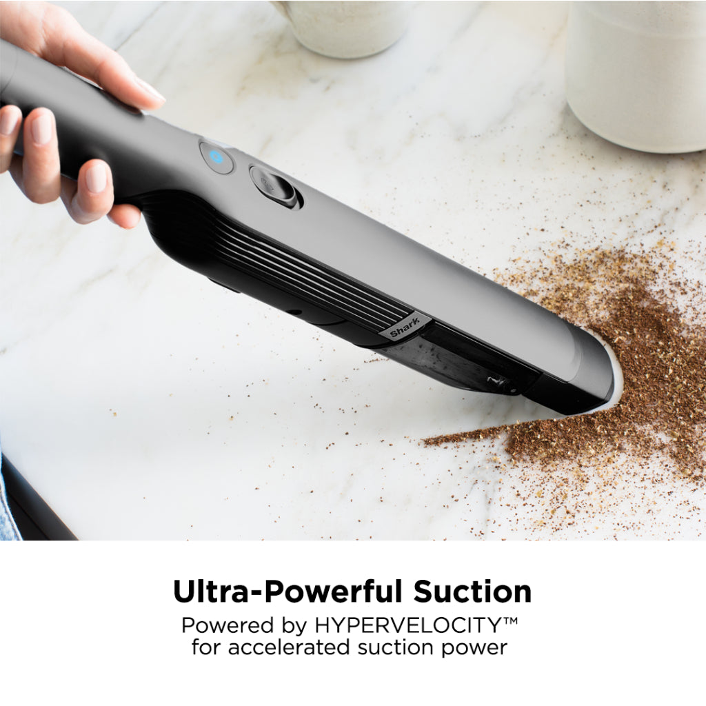 Shark WV203 | WV204 | WV205 | WV206 WANDVAC Cordless Handheld Vacuum, Lightweight, Powerful Suction, Duster/Crevice & Multi-Surface Tools - 4 Color Available