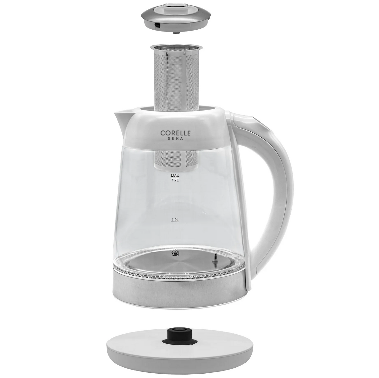 Corelle HHB8705DT Seka All Rounder Kettle White 1.7L
