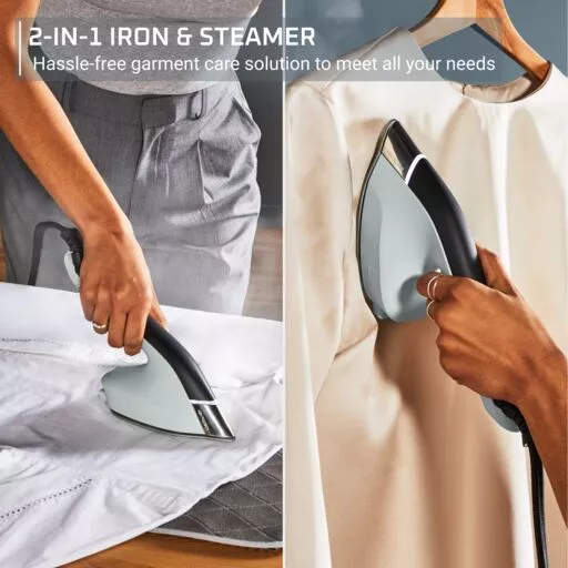 Tefal JF4033 Duo Power 2 in 1 Iron & Steam – Safety Auto Off, Lightweight, Powerful, Suitable for All Fabric