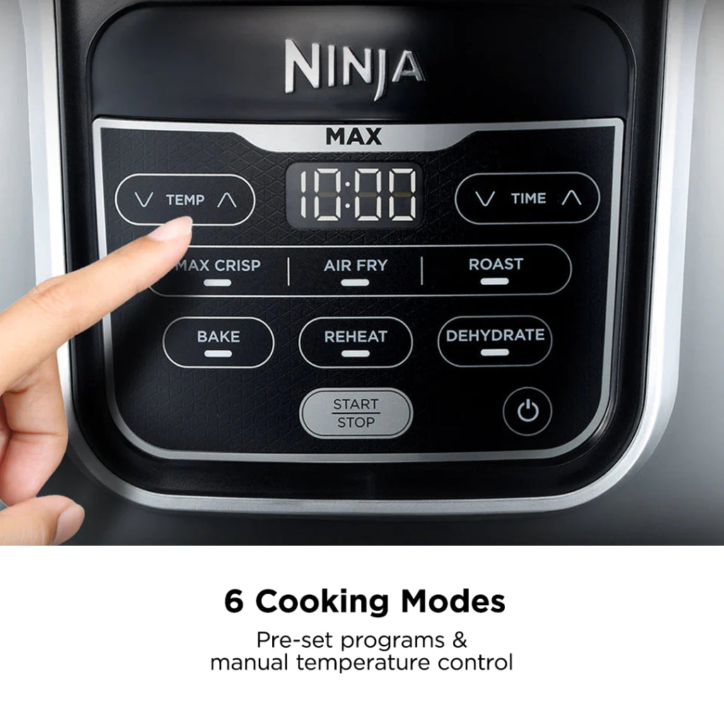 Ninja AF160 Air Fryer Max 5.2L, Digital Airfryer, Cooks, Crisps, Roasts, Bakes, Reheats and Dehydrates
