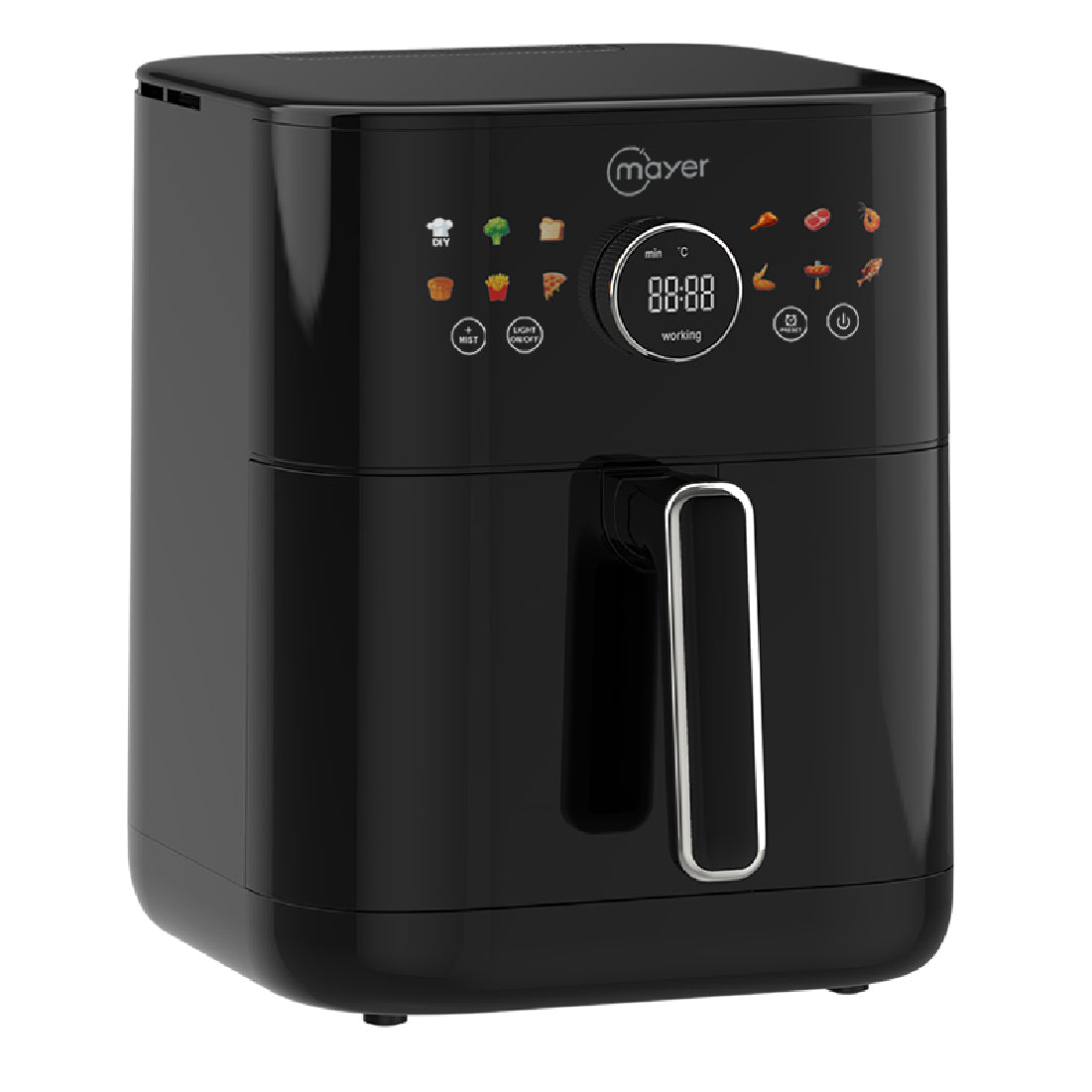 MMAF606D Double Heating Air Fryer with Mist 6L