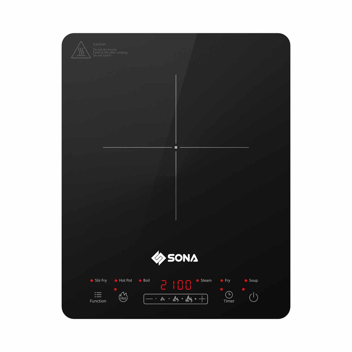 Sona SIC 8621 | SIC8621 Slim Induction Cooker 2100W