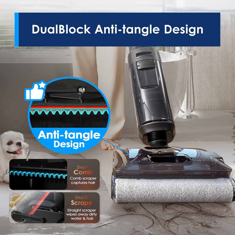 FREE 2 x Cleaning Solution - Tineco Floor One i7 Stretch Steam Smart Wet & Dry Vacuum Cleaner