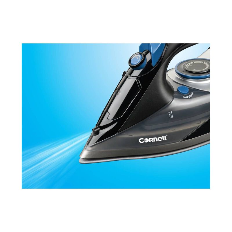 Cornell CIS-E26BK | CISE26BK Steam Iron with Auto Shut Off Function 2600W
