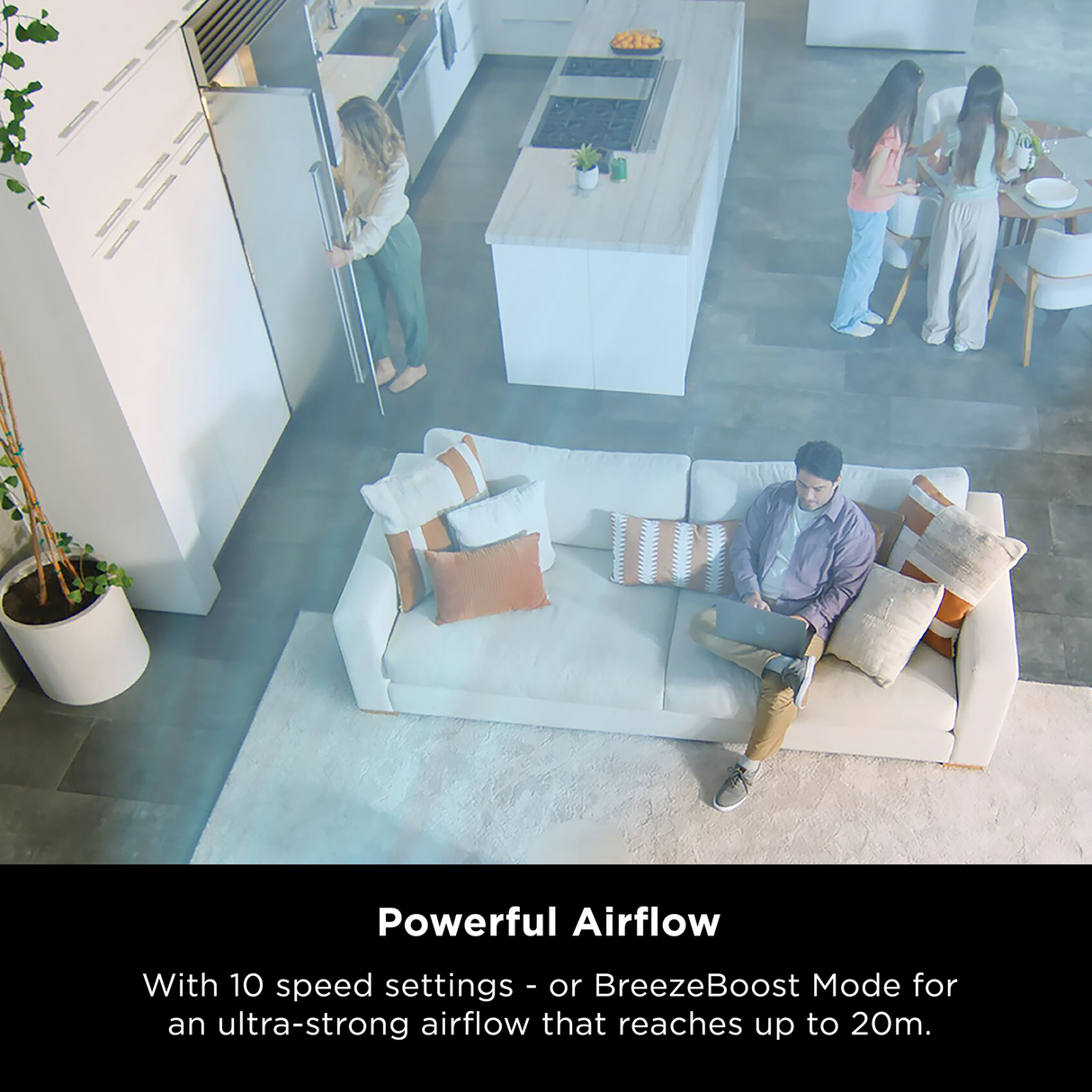 Shark TurboBlade™ TF200 | TF200SM Ultra-Customizable Bladeless DC Tower Fan - 2 Colors available