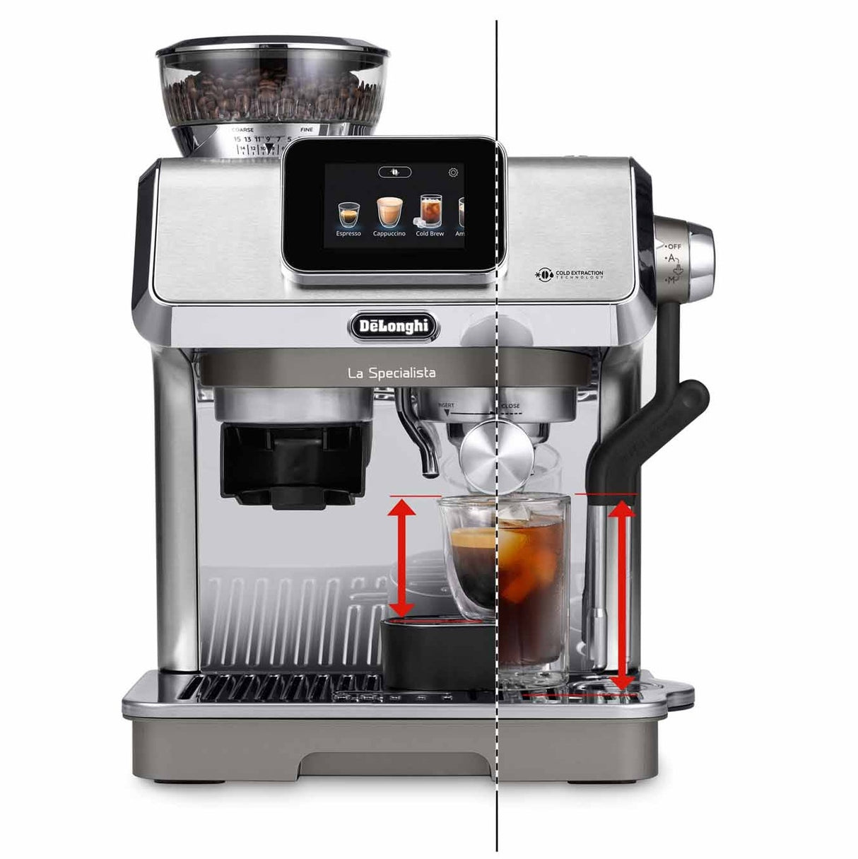 Delonghi EC9455.M EX:2 La Specialista Touc Manual Pump Bean to Cup Coffee Machine