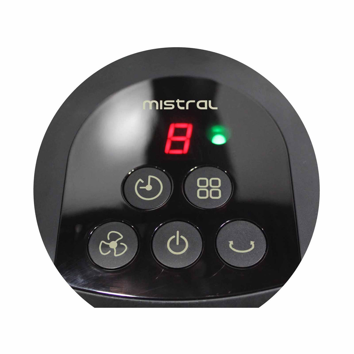 Mistral MTF1697DR Matt Black Gen 1 DC Table Fan with Remote 16 Inch