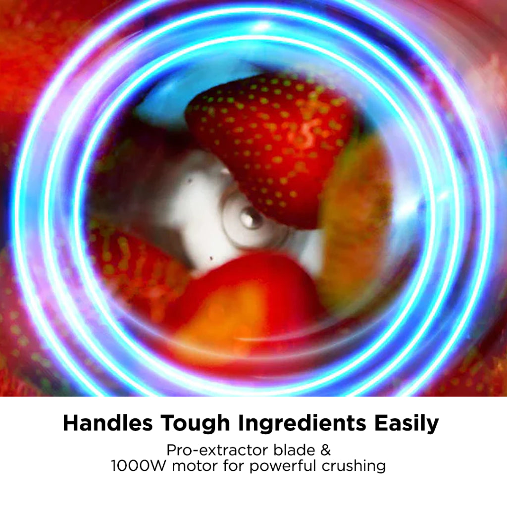 Ninja HB150 Foodi Blender & Soup Maker, 10 Auto-iQ Programs, 1.7L Glass Jug, Hot & Cold Blender, Cleaning Program 1000W