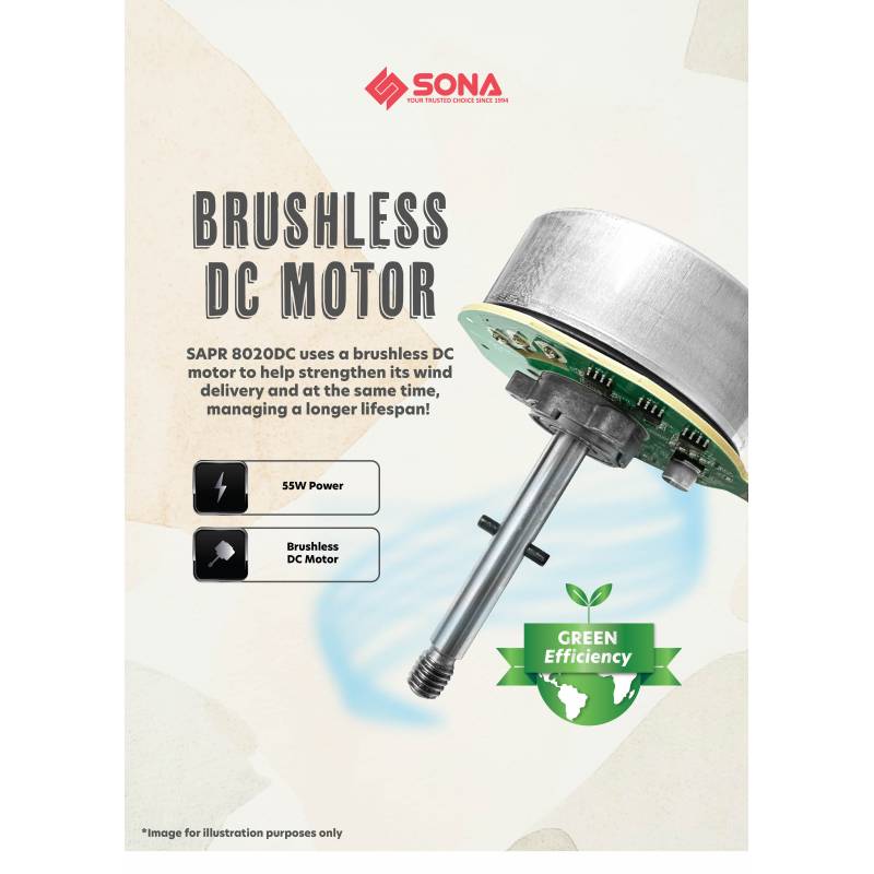Sona SAPR 8020DC | SAPR8020DC Air Purifying DC Fan