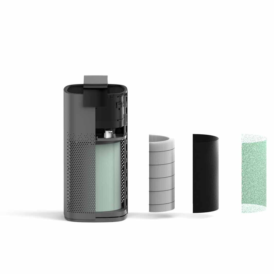 Europace EPU6550DMG Air Purifier ZenFresh Aroma Series (105sqm, CADR 550), Metallic Grey, Ioniser, Smart WiFi