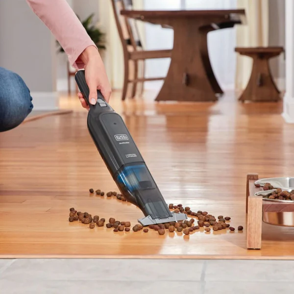 Black & Decker HLVC320B Cordless Slim Hand Vacuum with Extra Wide Nozzle