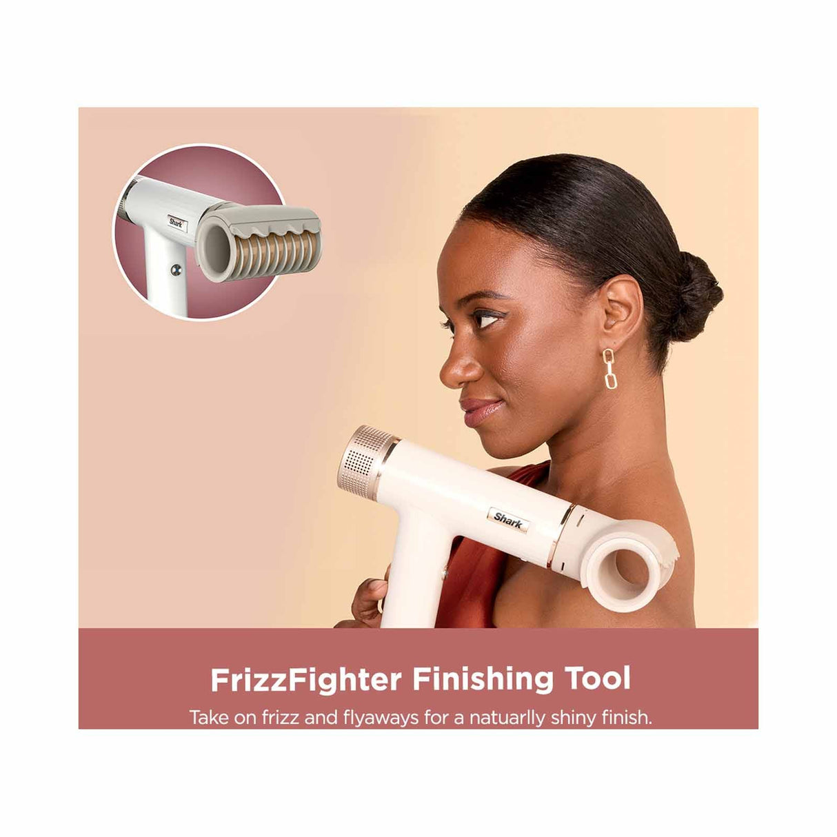 Shark HD331 | HD331SM SpeedStyle High-Velocity Hair Dryer with FrizzFighter Finishing Tool