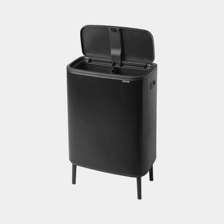 Brabantia Bo Touch Bin Hi with 2 Inner Bucket, 2 x 30 Litres - BBT 130601 | BBT 130625
