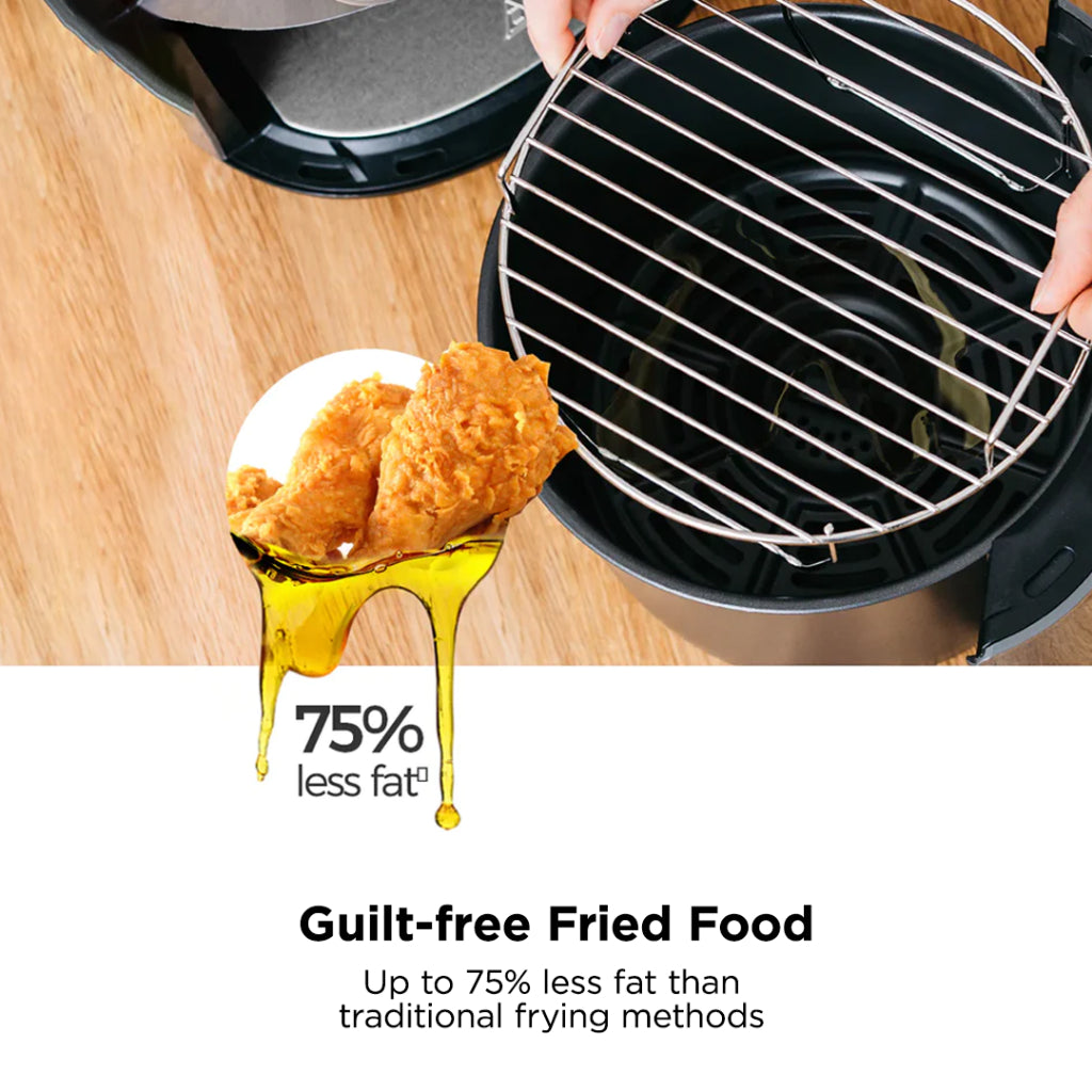 Ninja AF160 Air Fryer Max 5.2L, Digital Airfryer, Cooks, Crisps, Roasts, Bakes, Reheats and Dehydrates