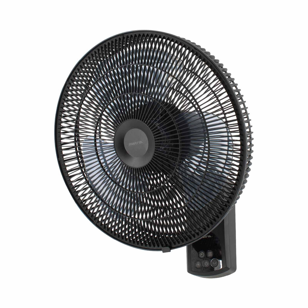 Mistral MWF1697DR Matt Black Gen 1 DC Wall Fan with Remote 16 Inch