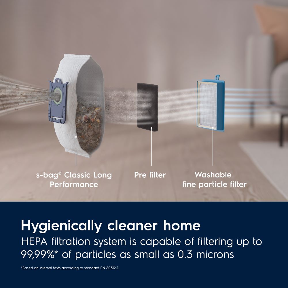 Electrolux ZFB91123 PURE D8.2 Silence Bagged Vacuum Cleaner