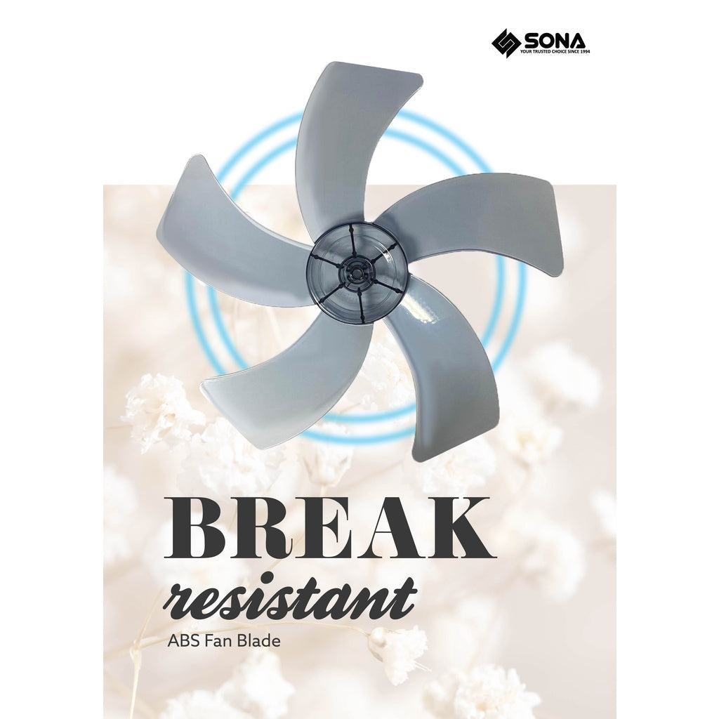 Sona SFS 1602T Stand Fan 16 Inch