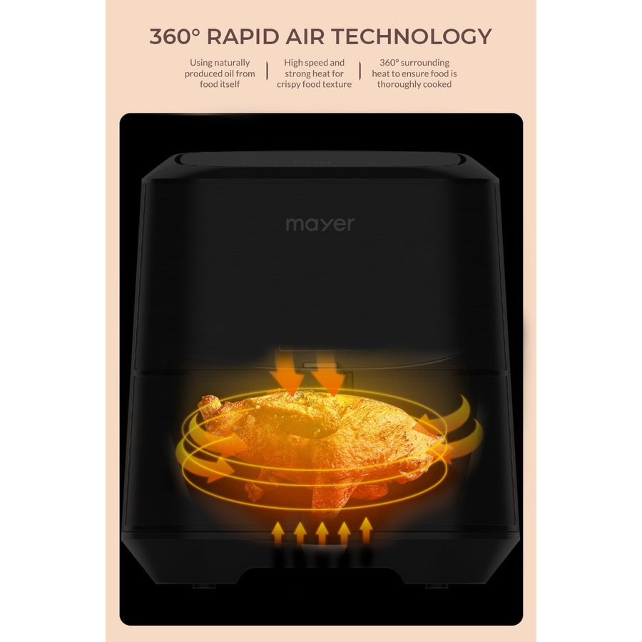 Mayer MMAF504D Digital Air Fryer 5L