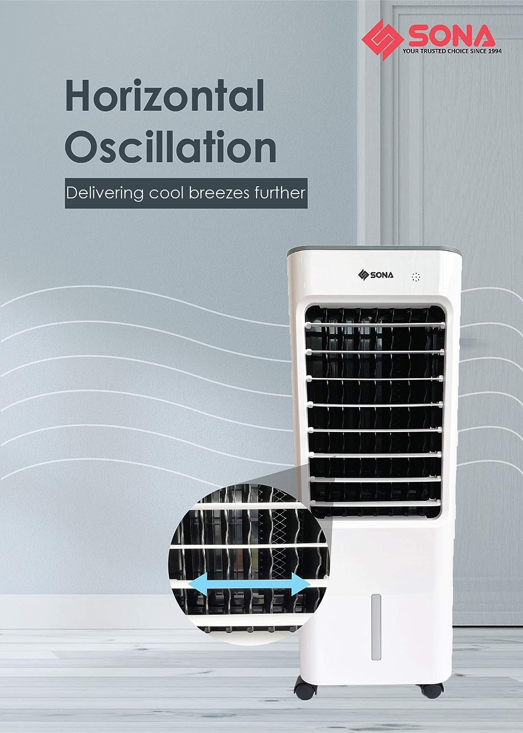 Sona SAC 6305 Evaporative Remote Air Cooler 5L