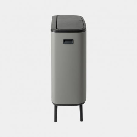 Brabantia BBT 130281 Bo Touch Bin Hi with 1 Inner Bucket, 60 Litres - Mineral Concrete Grey
