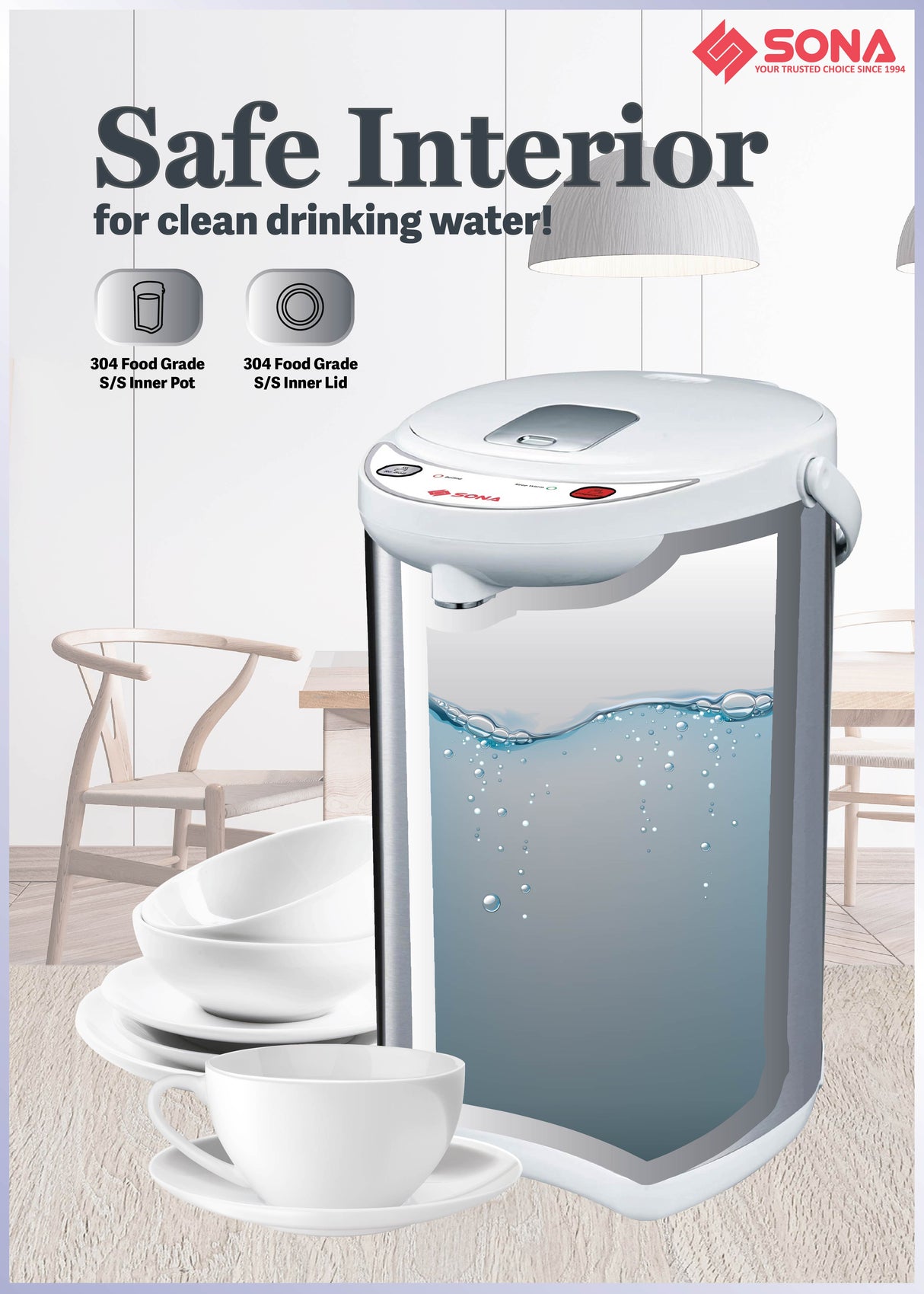 Sona SAP 965 Electric Airpot 5L