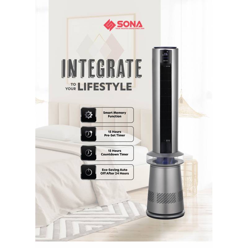 Sona SAPR 8020DC | SAPR8020DC Air Purifying DC Fan