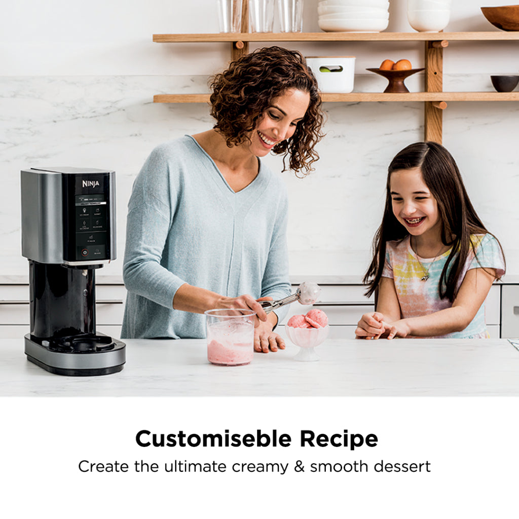 Ninja NC300 CREAMi Ice Cream & Dessert Maker, 3 Tubs, 7 Programs: Gelato, Sorbet, Smoothie Bowl, Milkshakes & more