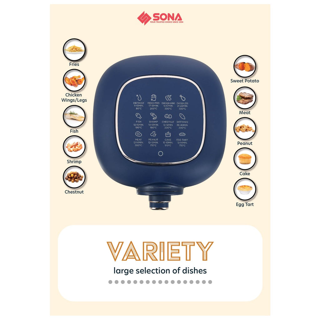 Sona SFR 2761 Air Fryer 3.0L