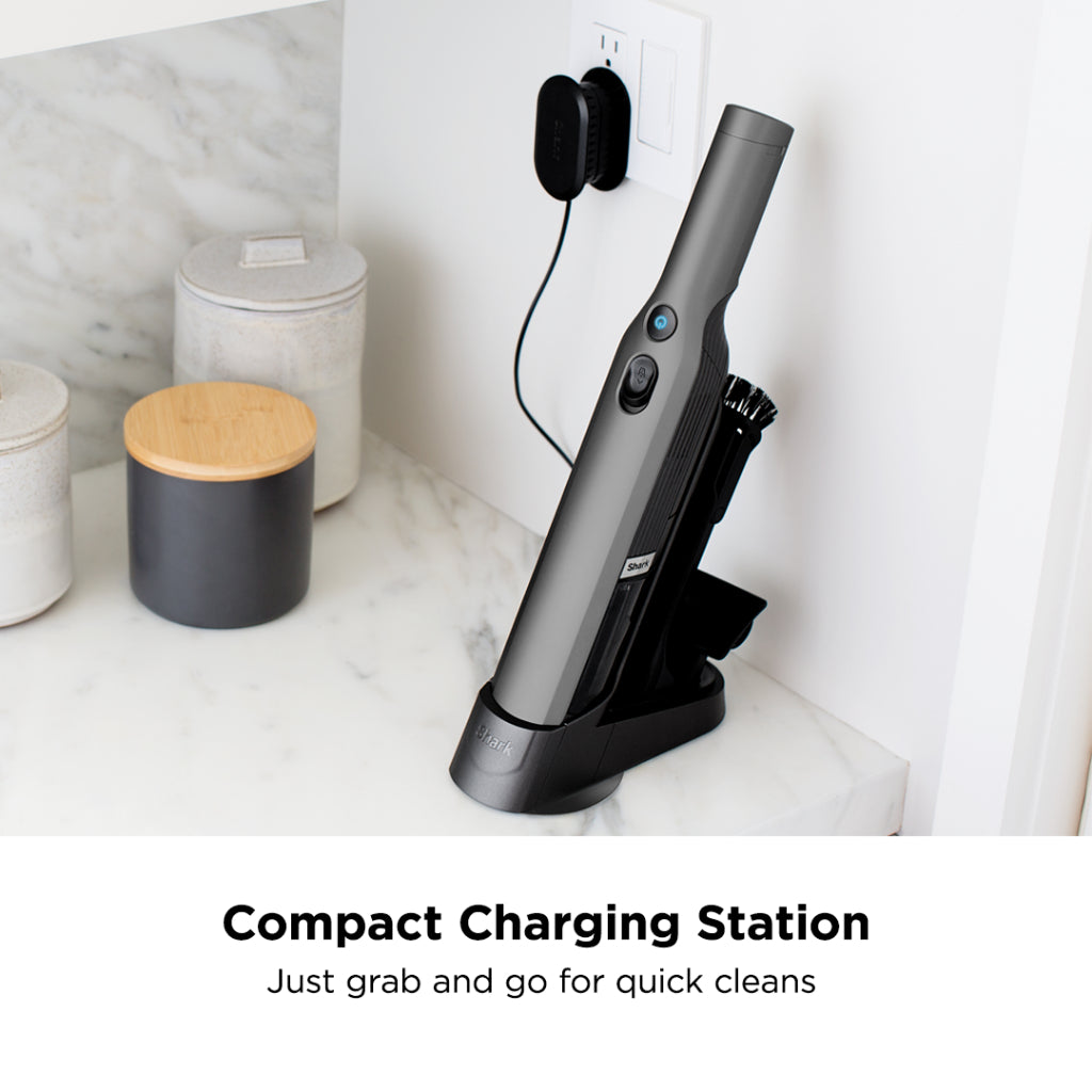 Shark WV203 | WV204 | WV205 | WV206 WANDVAC Cordless Handheld Vacuum, Lightweight, Powerful Suction, Duster/Crevice & Multi-Surface Tools - 4 Color Available