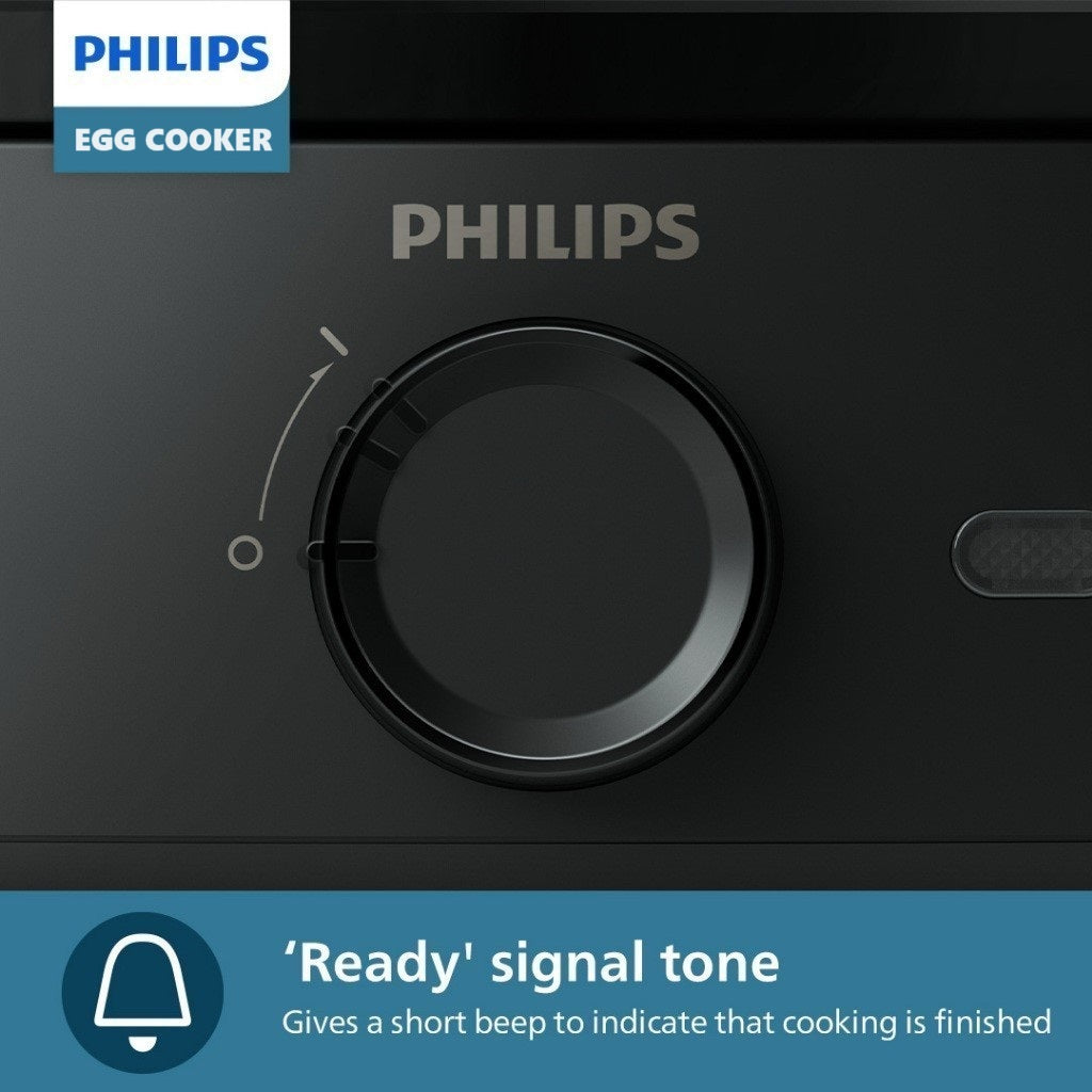 Philips HD9137/91 Electric Egg Cooker 3000 Series , 400W, Poached, Soft, Medium, Hard Boil, 6 Eggs Capacity, Egg Piercer Accessories