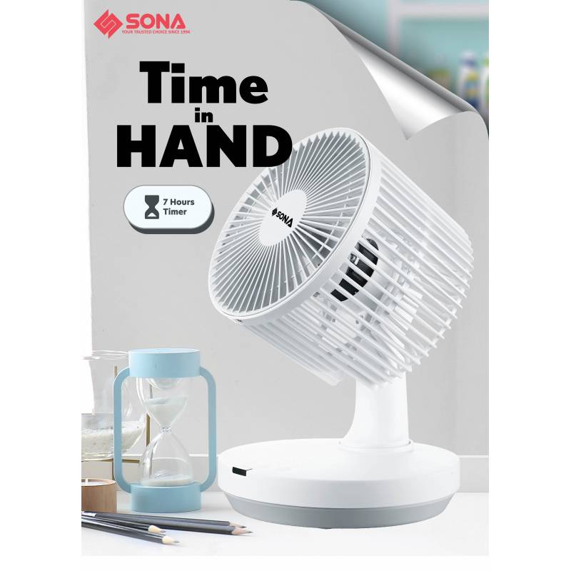 Sona STC 1322 Remote High Velocity Fan 6 Inch