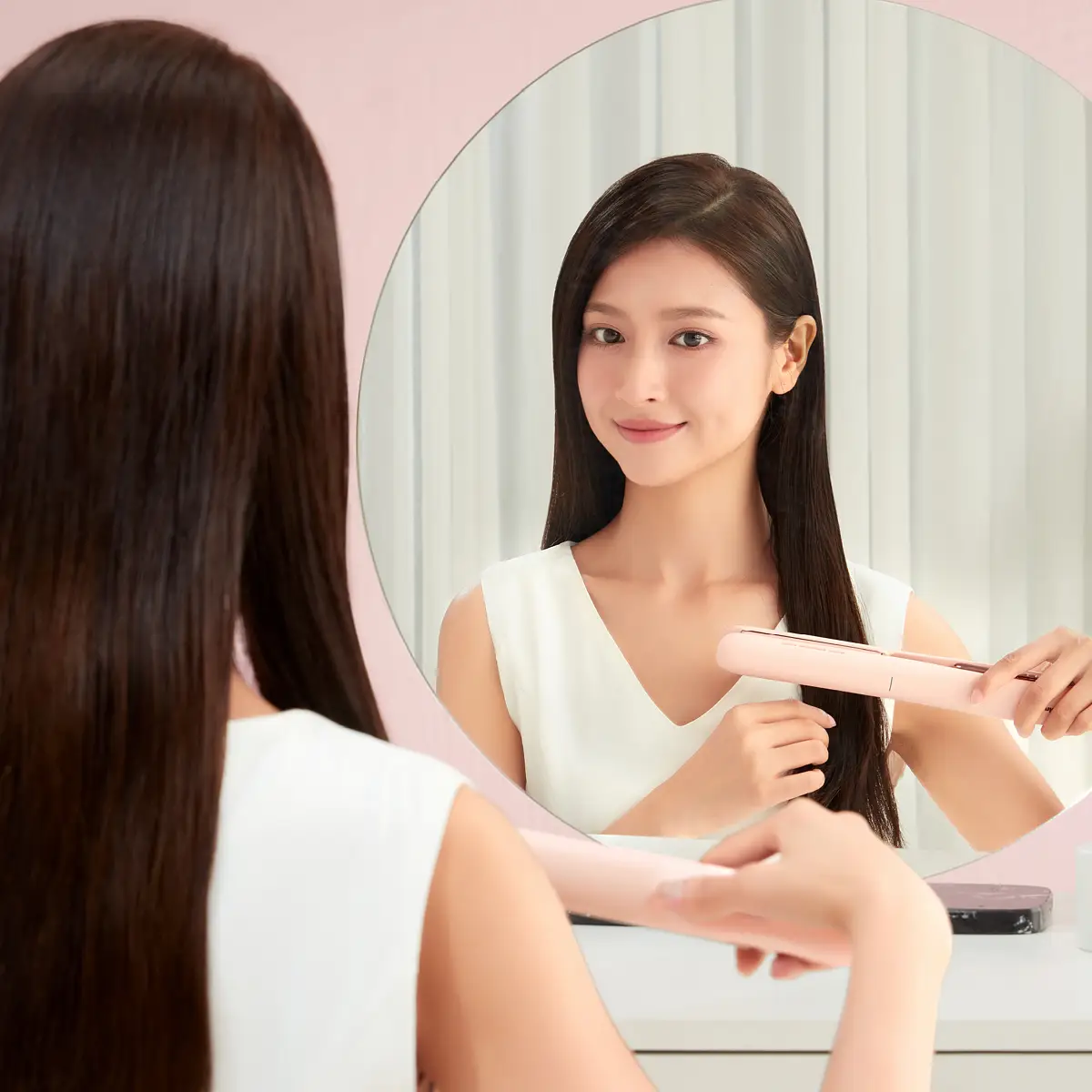 Panasonic EH-HV31-P421 Ionity Straight & Curl Hair Straightener