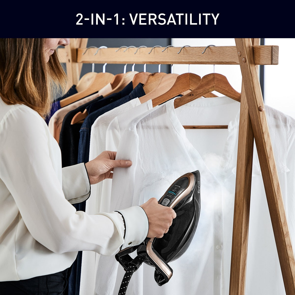 FREE Ironing Board + Tefal GV9820 Pro Express Vision Steam Generator