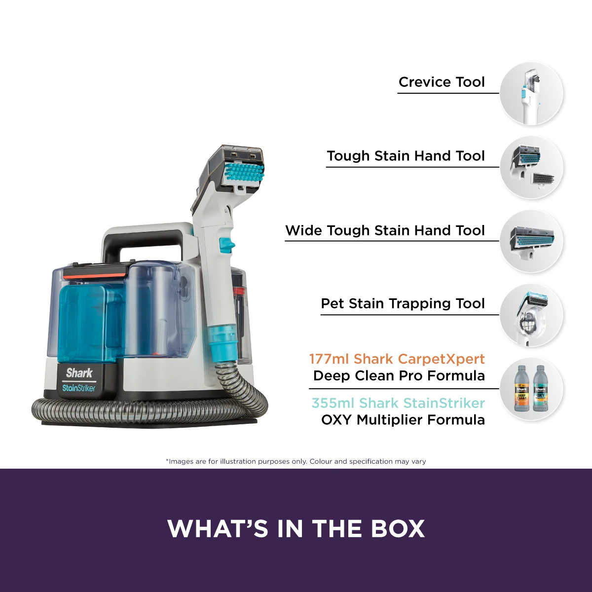 Shark PX200SMT | PX200 StainStriker Stain & Spot Vacuum Cleaner
