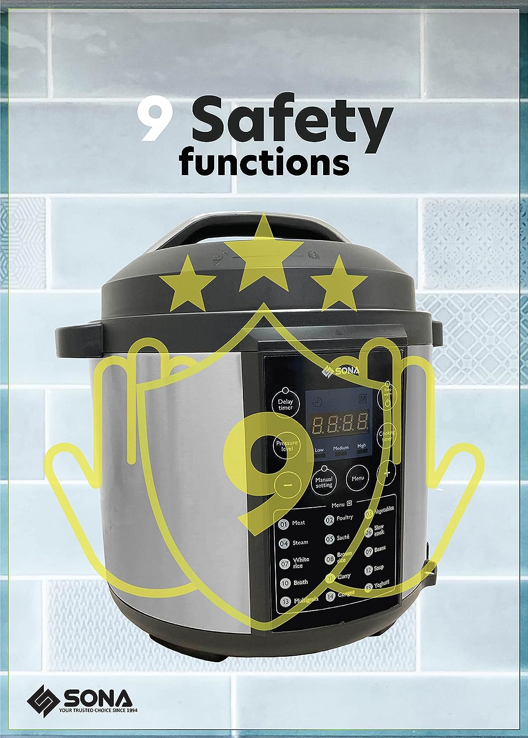 Sona SPC 2503 Smart Multi-Cooker 6.0L