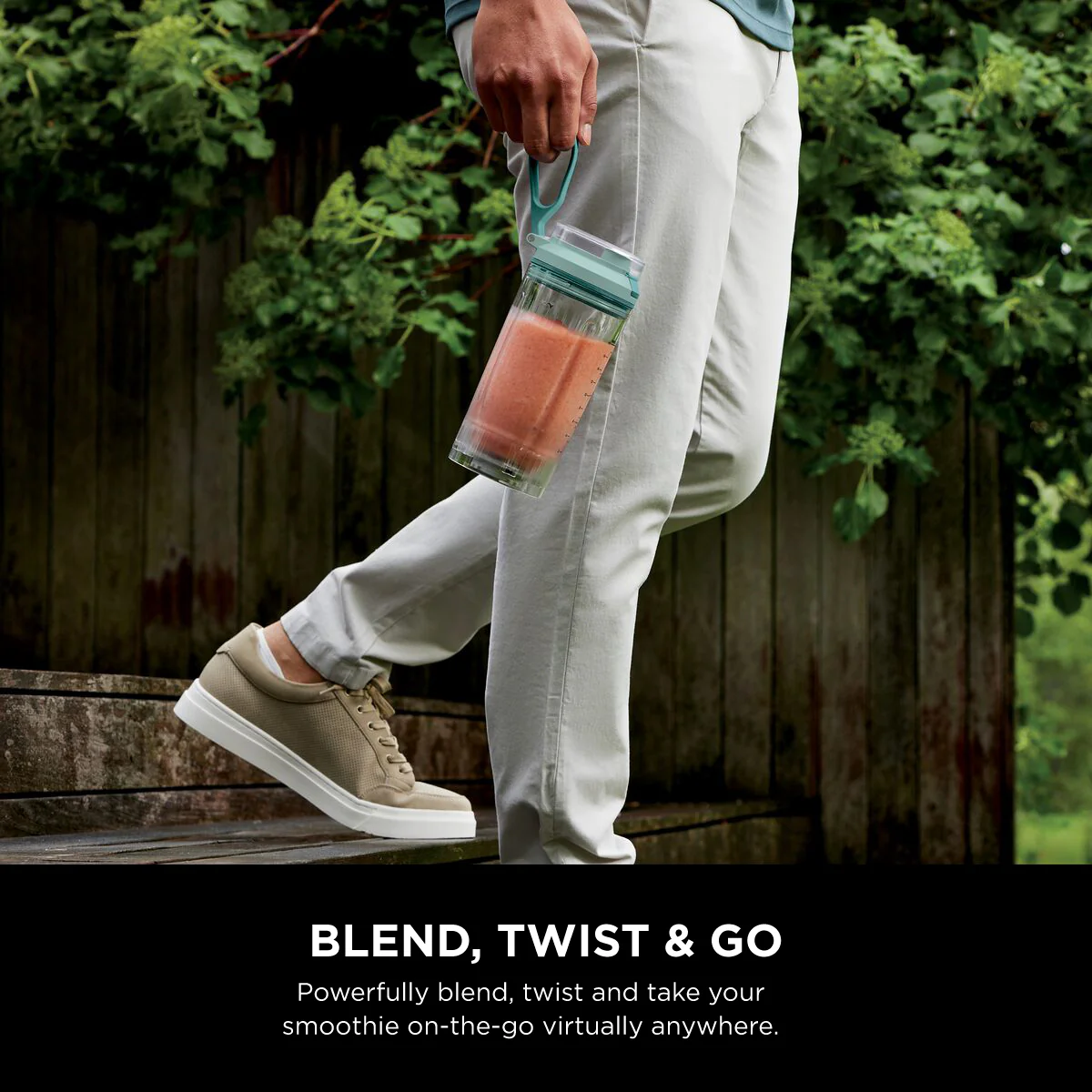 Ninja BC251SM | BC251 Blast Max Portable Blender, 650ml, Rechargeable, Crushes Ice, lightweight, BPA Free