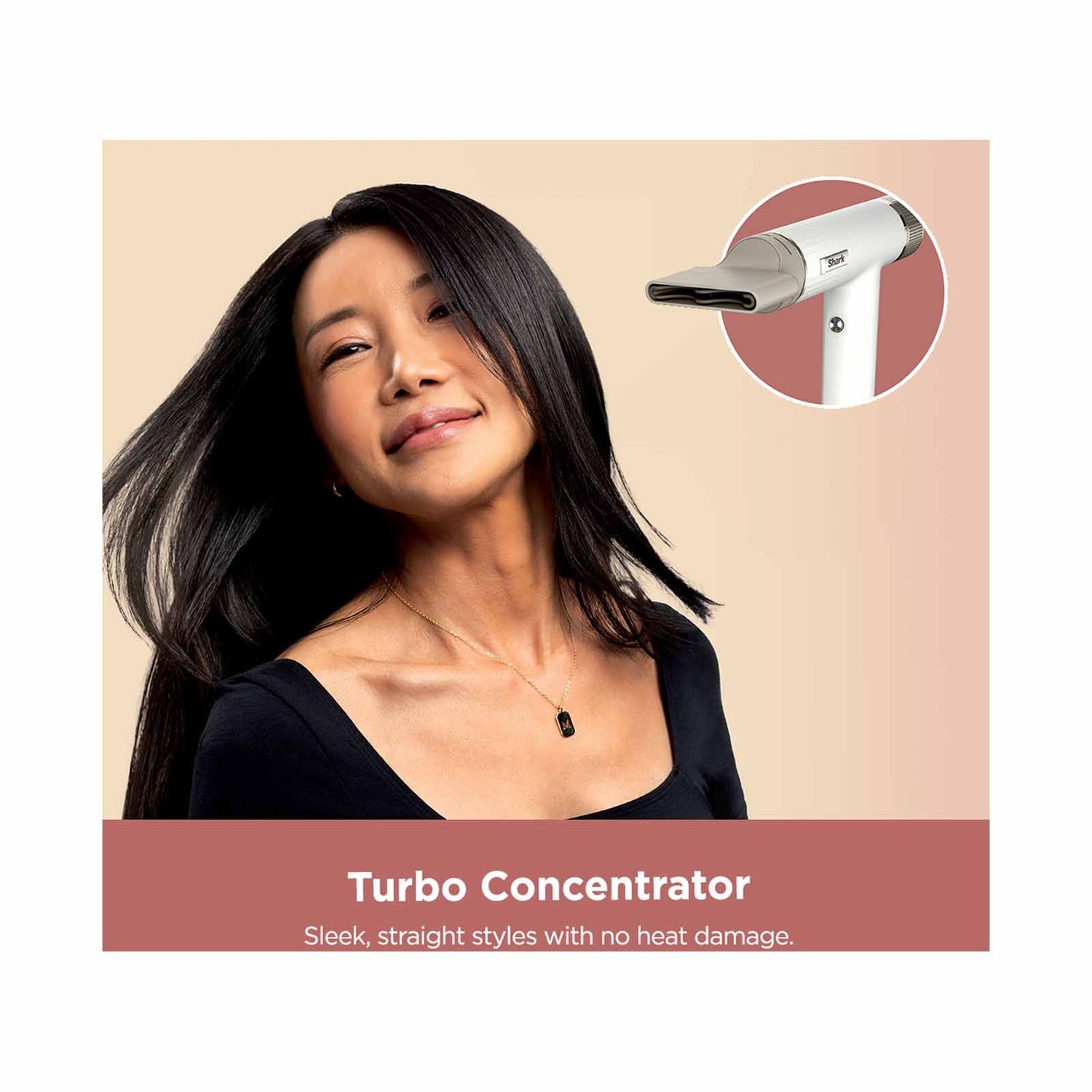 Shark HD331 | HD331SM SpeedStyle High-Velocity Hair Dryer with FrizzFighter Finishing Tool
