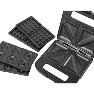 Cornell CSME1105S | CSM-E1105S 3-in-1 Waffle, Donut and Sandwich Maker Non-Stick Coating Plate