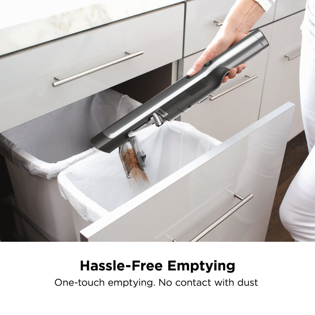 Shark WV203 | WV204 | WV205 | WV206 WANDVAC Cordless Handheld Vacuum, Lightweight, Powerful Suction, Duster/Crevice & Multi-Surface Tools - 4 Color Available