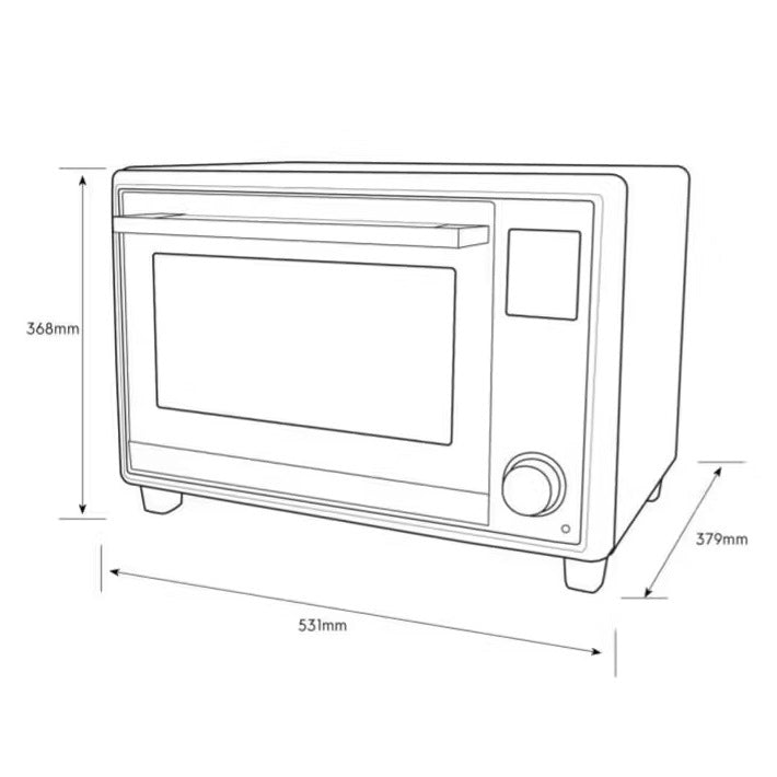 Electrolux EOT4022XFDG 4 In 1 UltimateTaste 700 Freestanding Electric Oven 40L
