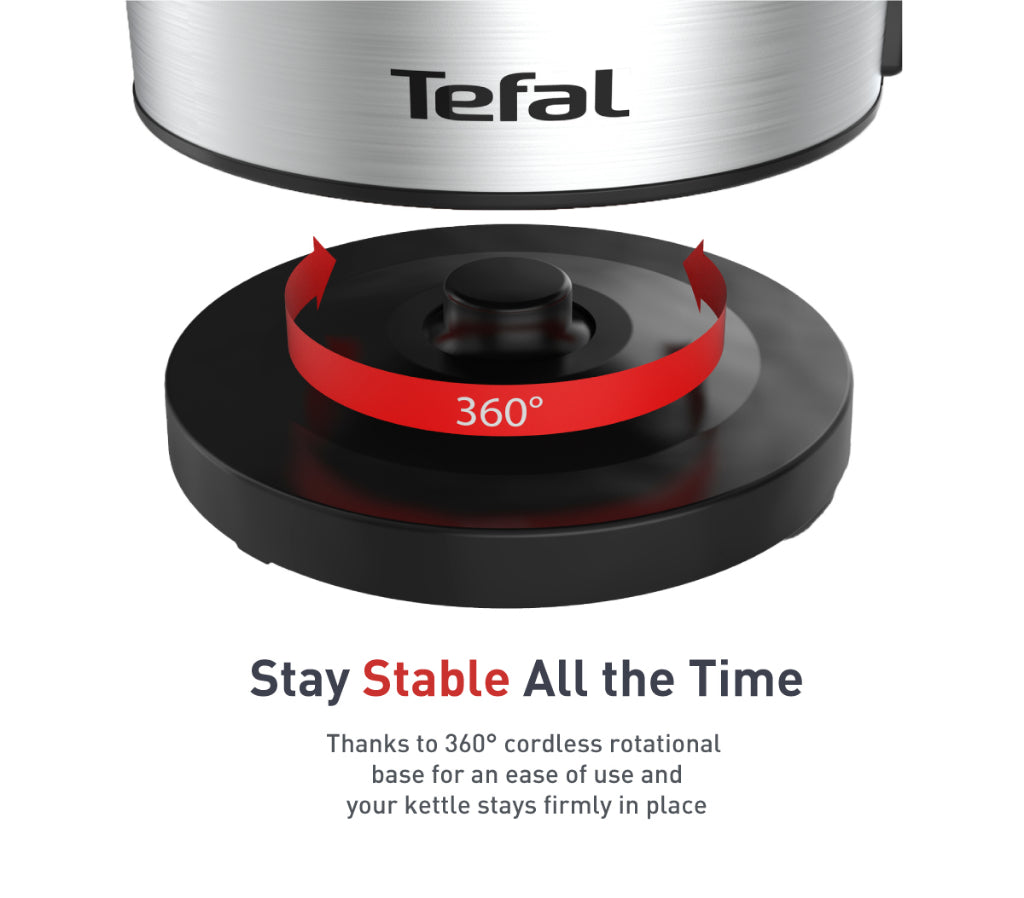 Tefal KI6058 Glass Kettle 1.7L