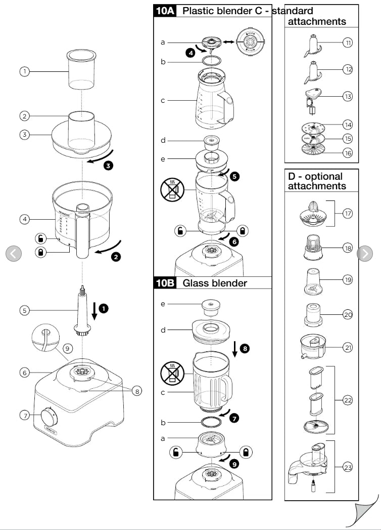 Kenwood FDM302SS Multipro Compact Food Processor