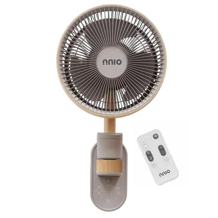NNIO N1000DCWFR Remote DC Wall Air Circulator Fan 10 Inch