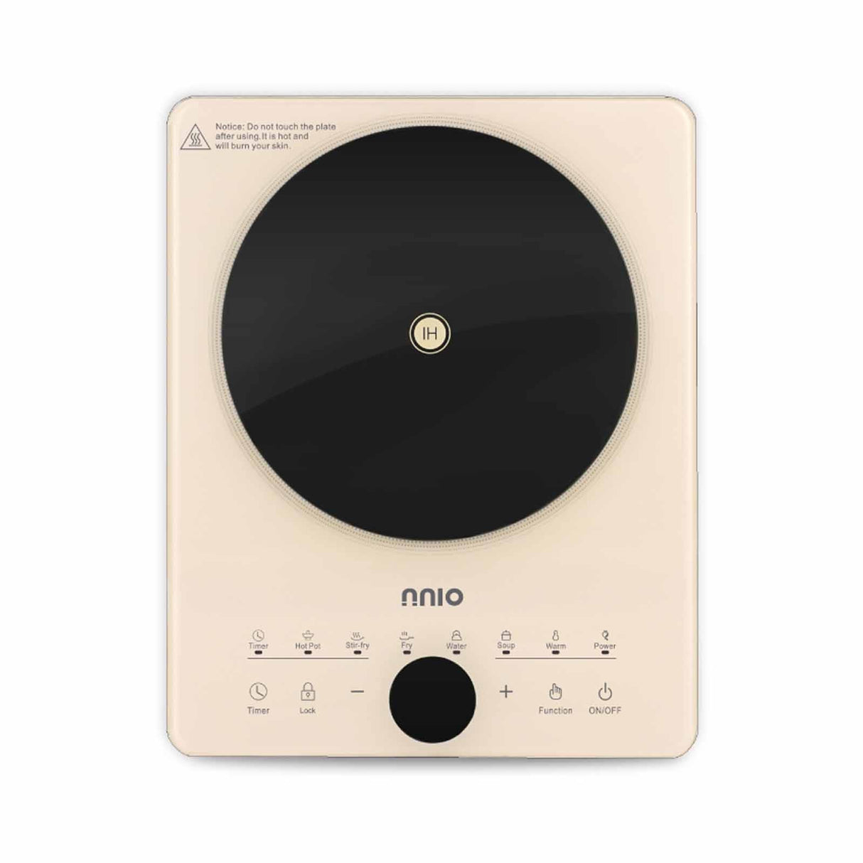 NNIO N278IC Induction Cooker with Free Stainless Steel Pot 2000W - 2 Colors Available