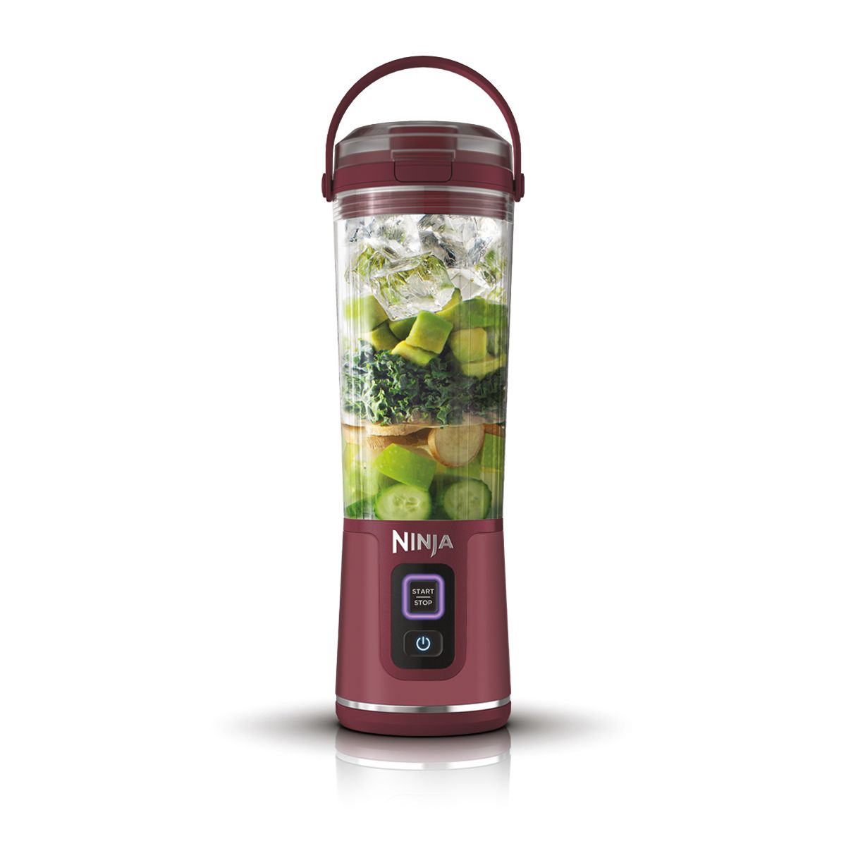Ninja BC151SM Blast Portable Blender, 530ml, Rechargeable with USB-C Cord, Crushes Ice, lightweight, BPA Free - 3 Color Options Available